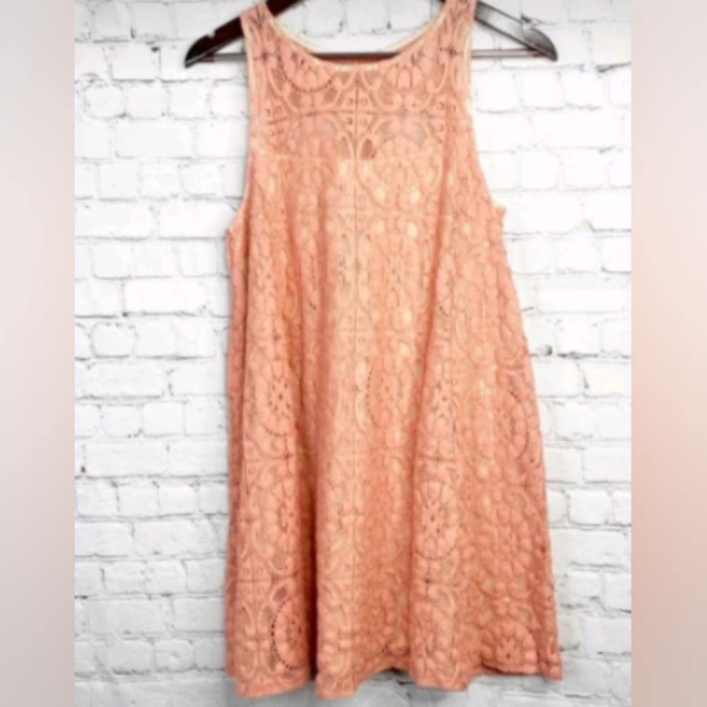 Free people lace mini dress size extra small
